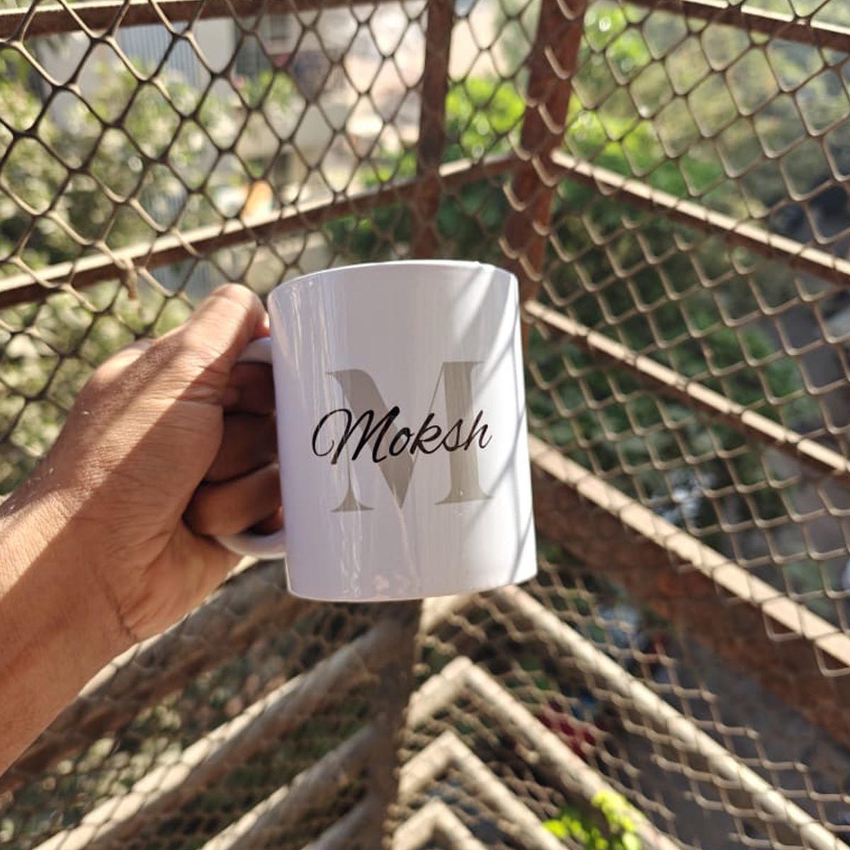 Customized White Ceramic Mug With Name