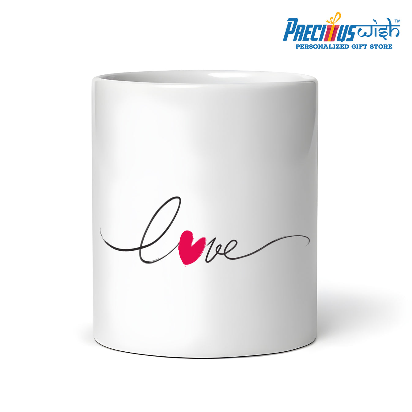 Personalized Couple Holding Hand with Quote Mug