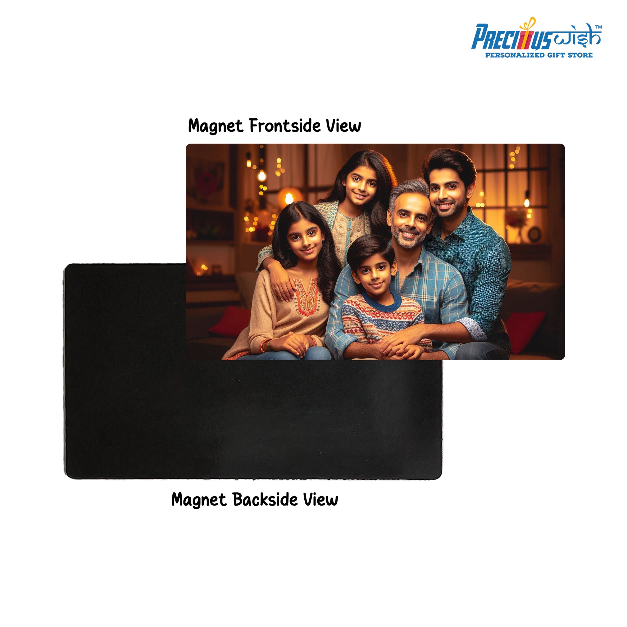 Rectangle Shape Aluminium Fridge Magnet