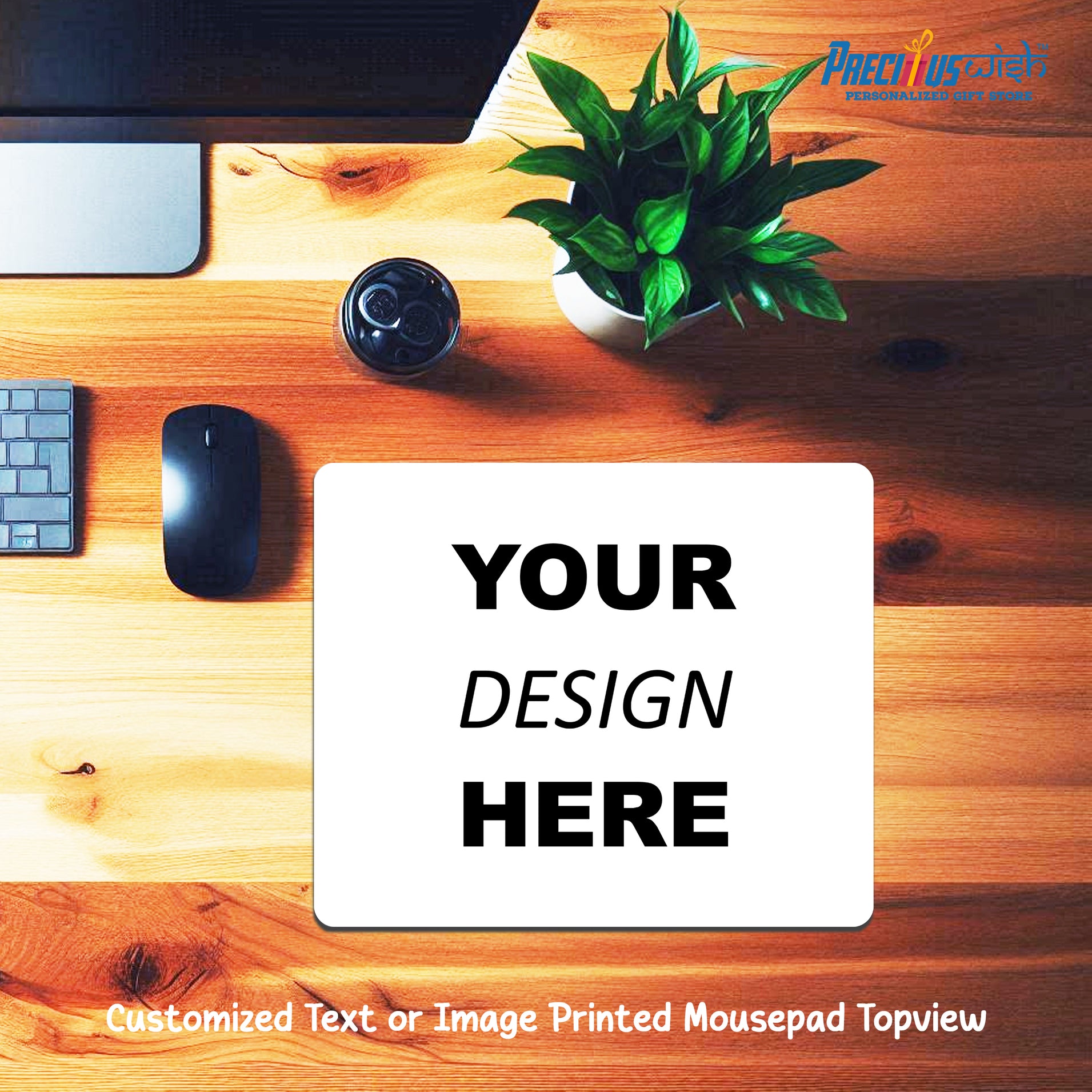 Customized Text Image Printed Mouse Pad