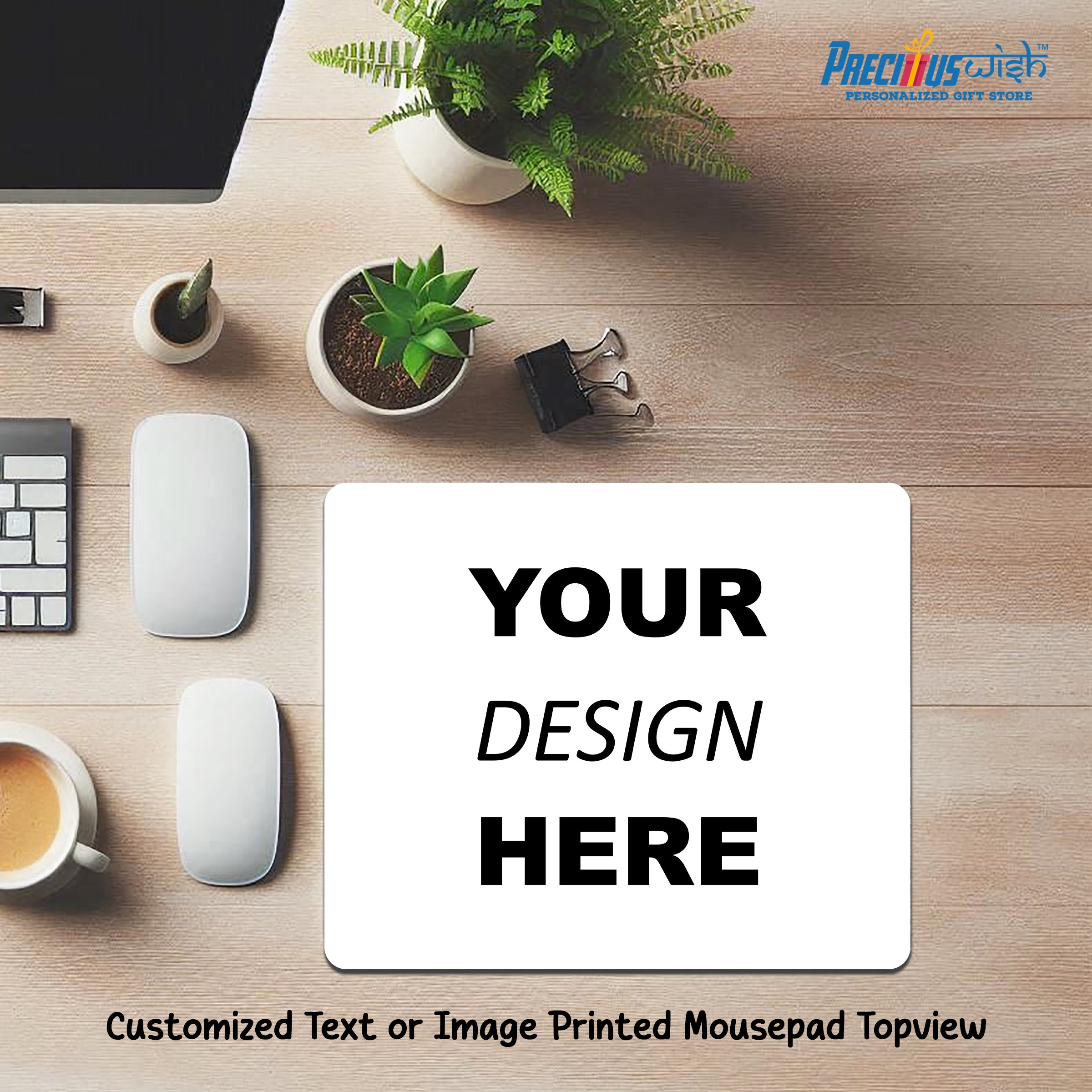 Customized Text Image Printed Mouse Pad