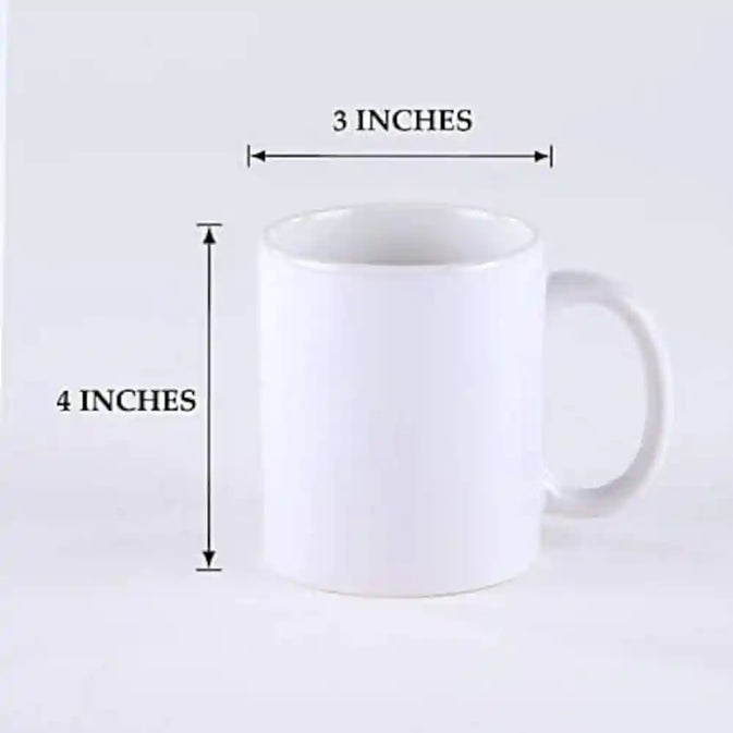 Happy Birthday White Ceramic Mug With Photo