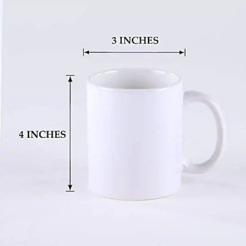 Happy Birthday White Ceramic Mug With Photo