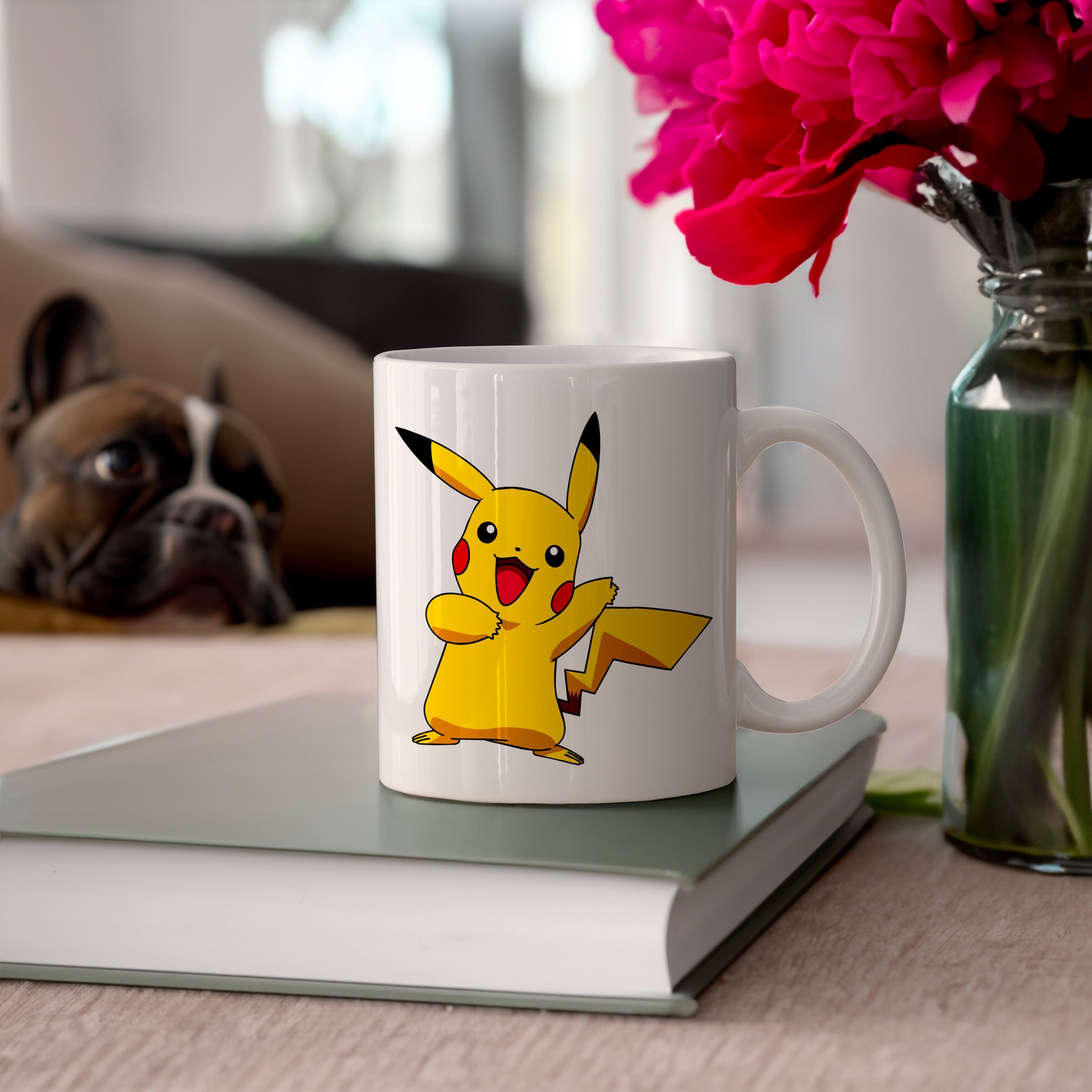 Customized Printed Ceramic Mug - Pokémon - Pikachu - 11oz
