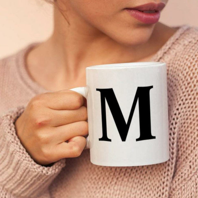 Customized White Ceramic Mug With Name