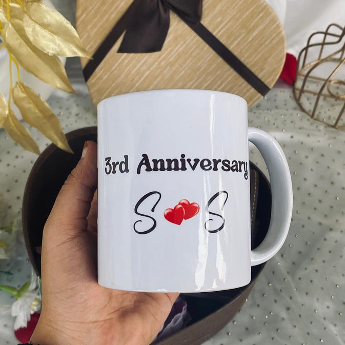 Customized White Ceramic Mug With Name