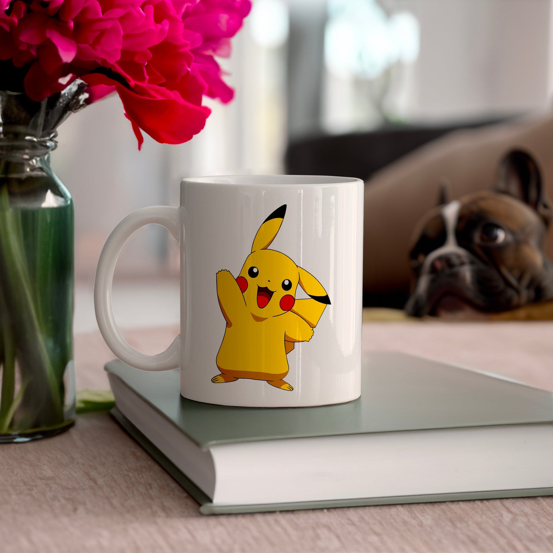 Customized Printed Ceramic Mug - Pokémon - Pikachu - 11oz