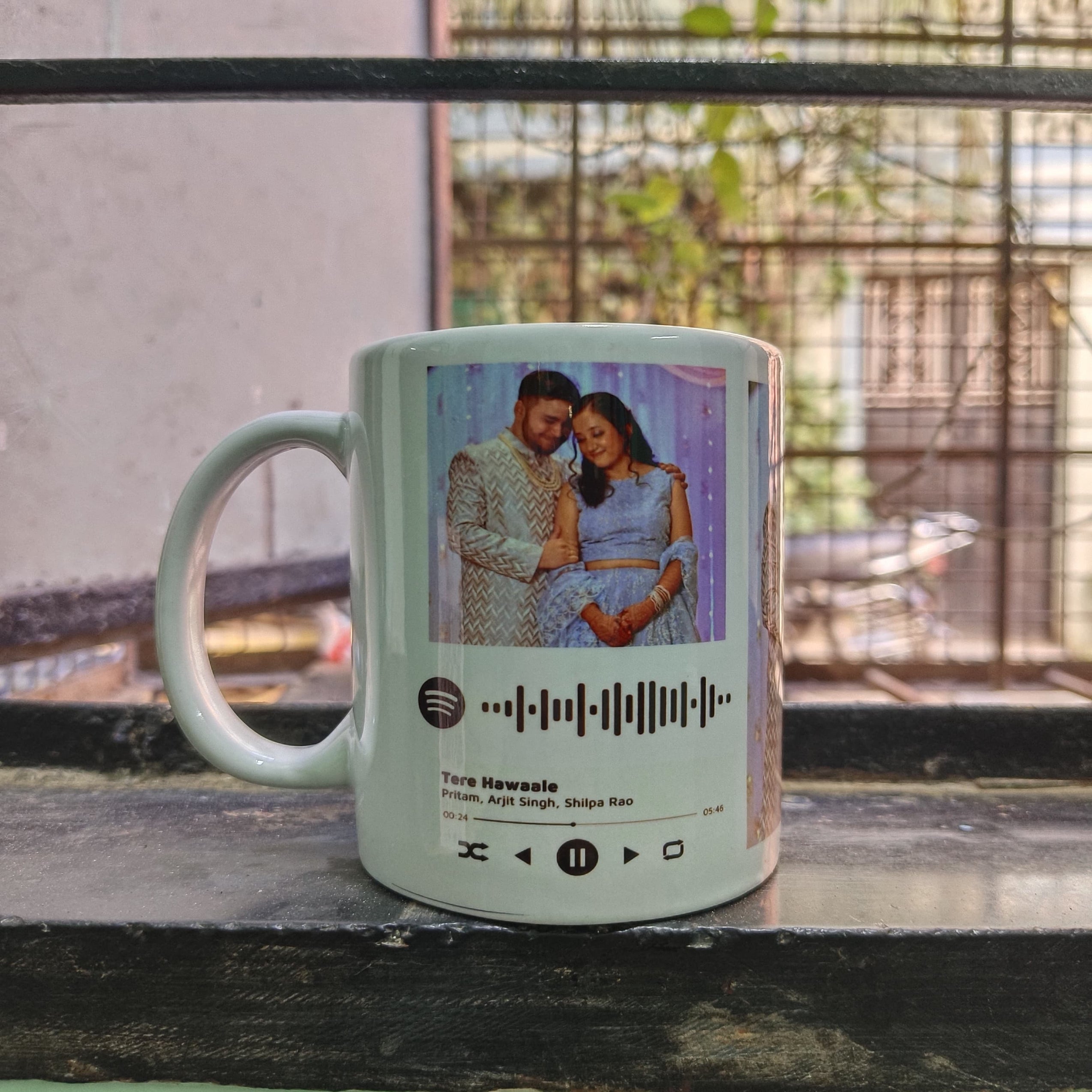 Spotify Ceramic Mug with Photo