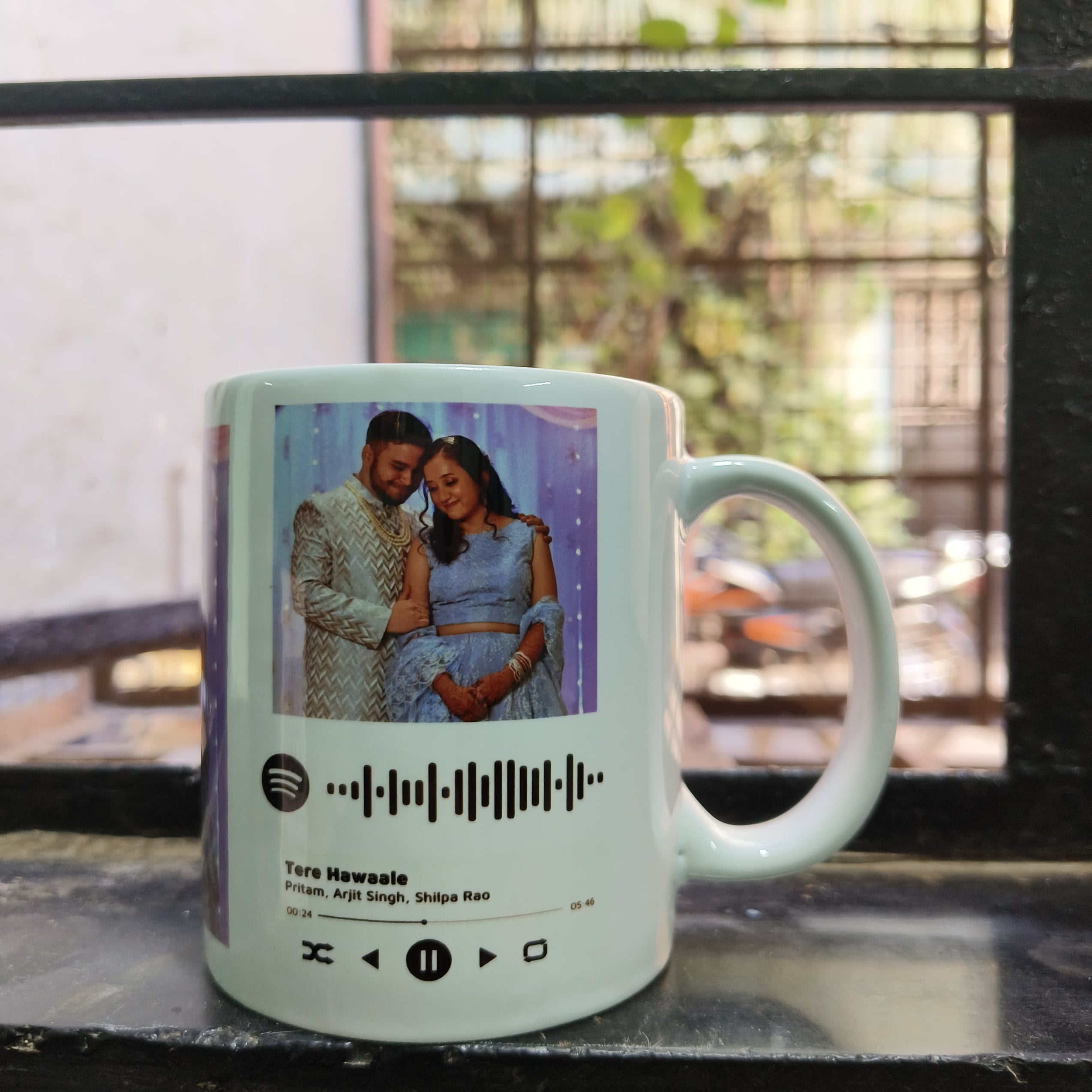 Spotify Ceramic Mug with Photo