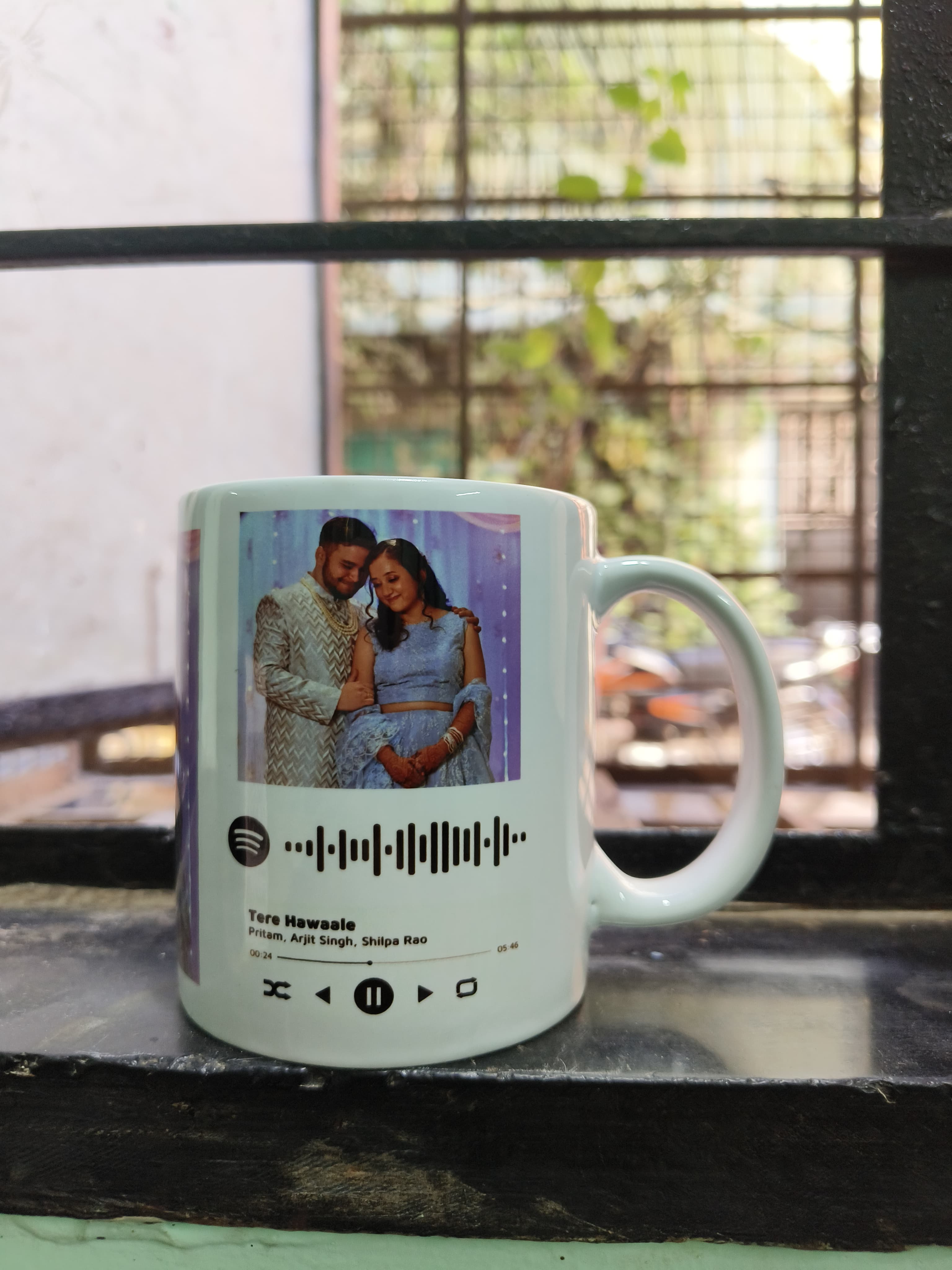 Spotify Ceramic Mug with Photo