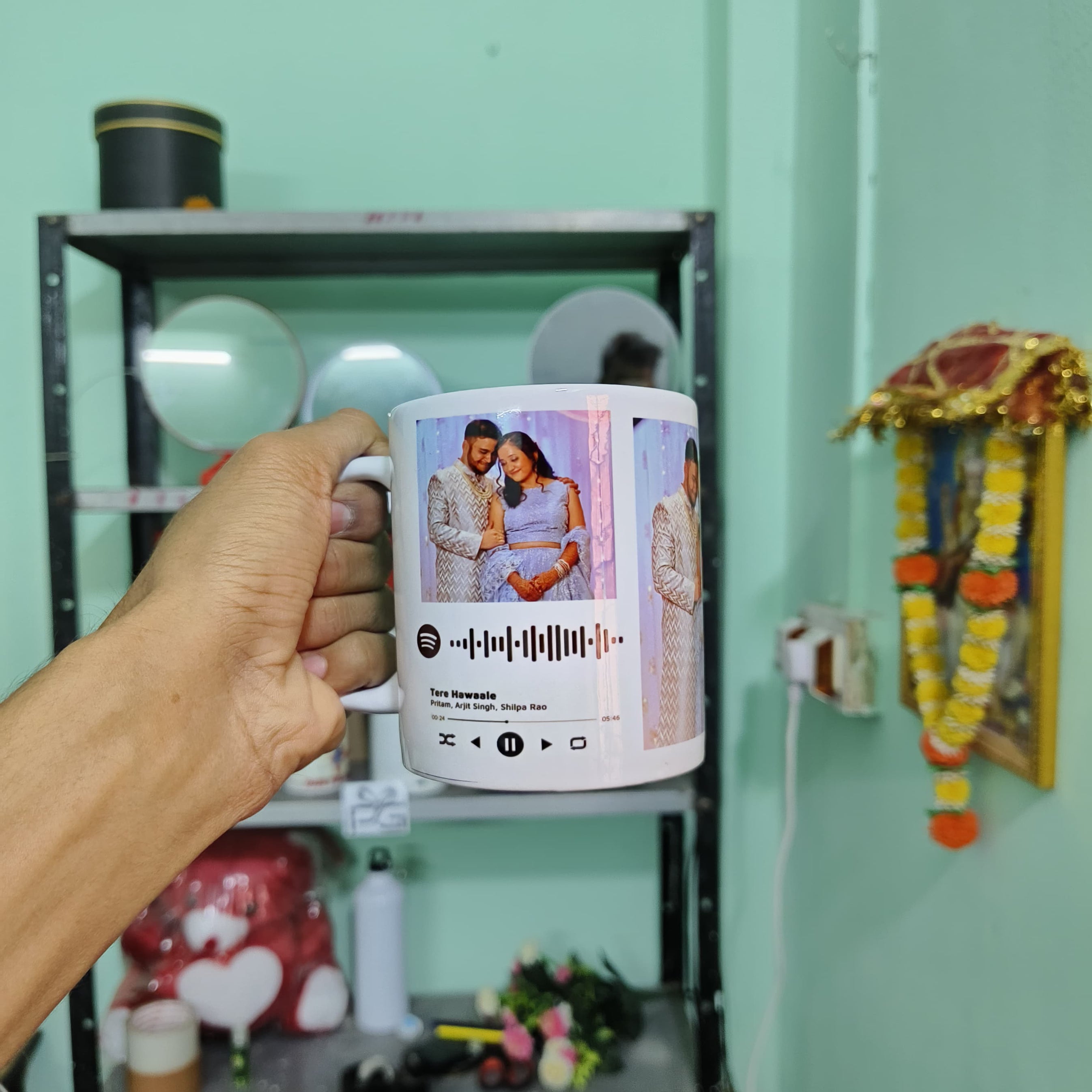 Spotify Ceramic Mug with Photo