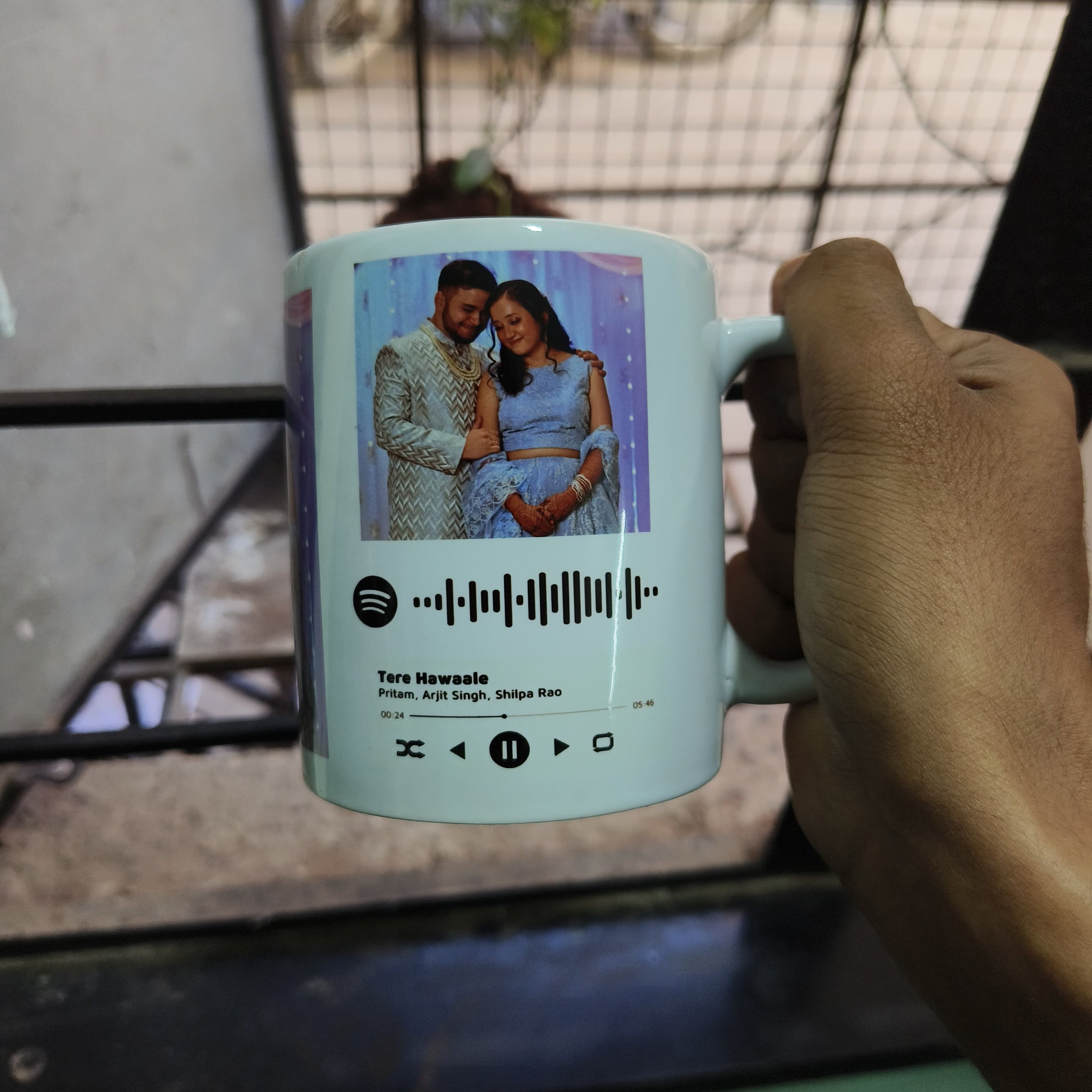 Spotify Ceramic Mug with Photo