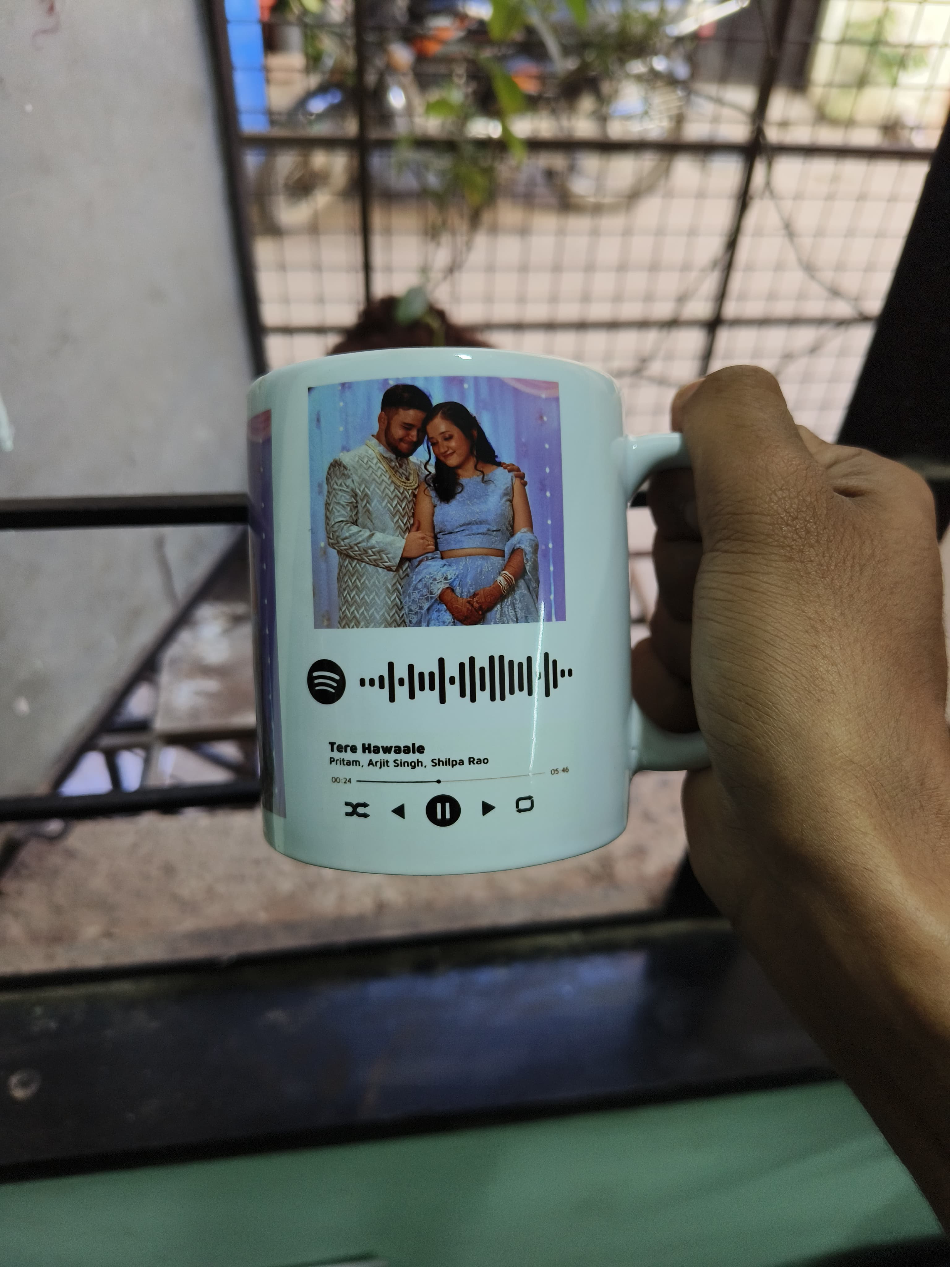 Spotify Ceramic Mug with Photo
