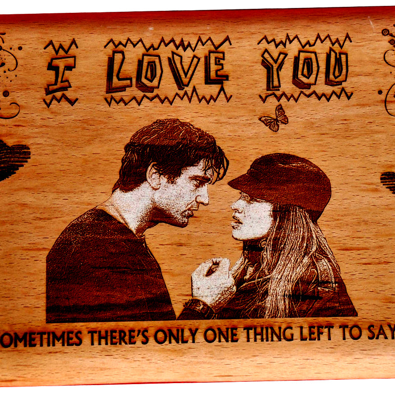 Engraved Wooden Personalized Photo Plaques (6x9)